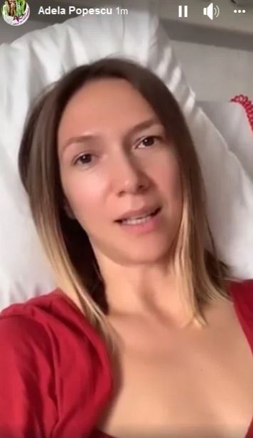 Adela Popescu se afla pe patul de spital: "De 4 zile mă durea stomacul"